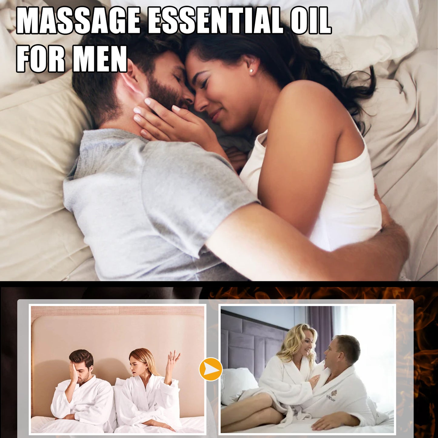 زيت التدليك المعزز للرجال