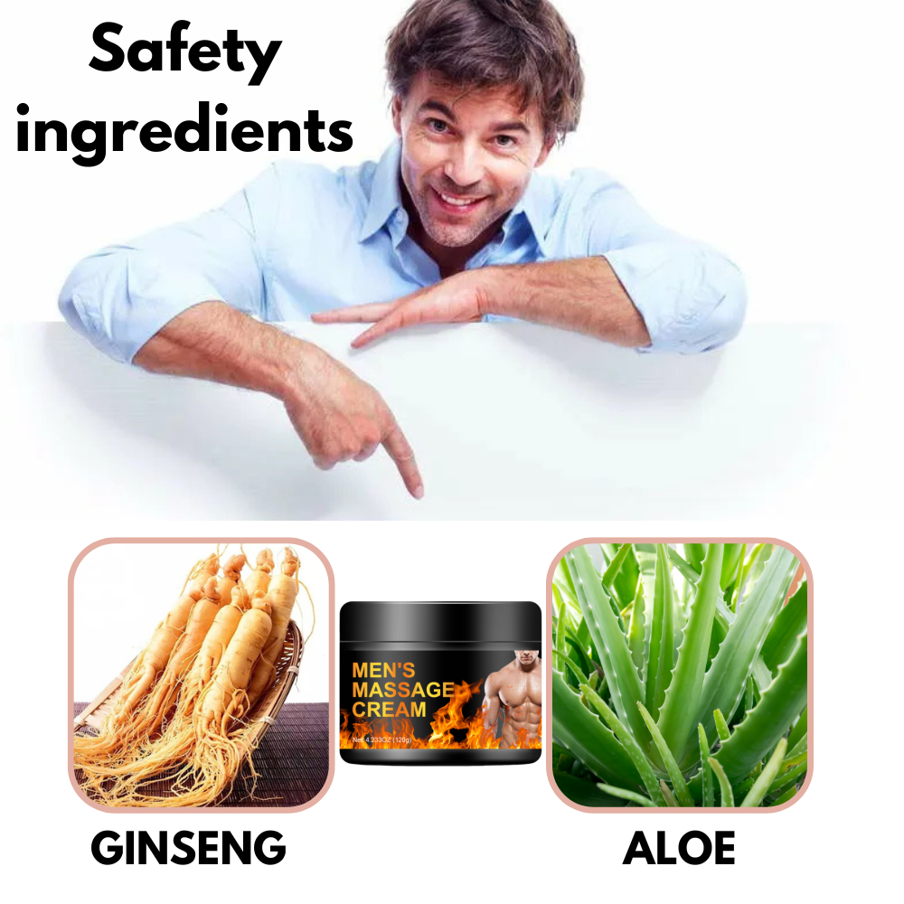Men's Ginseng Massage Cream