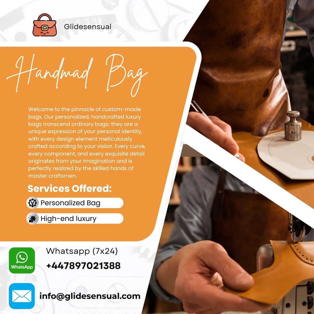Personalized handmade luxury bag